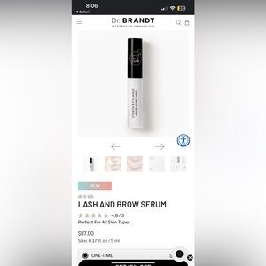Dr. Brandt lash and brow serum